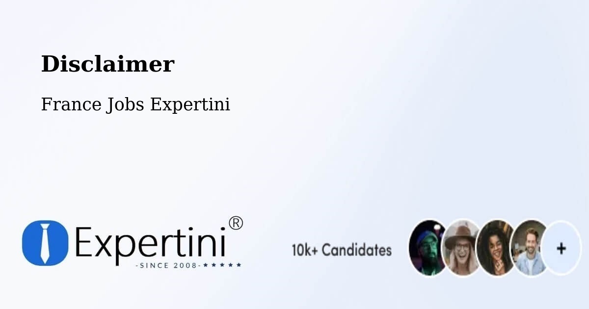 Disclaimer – Lavaur - France Jobs Expertini